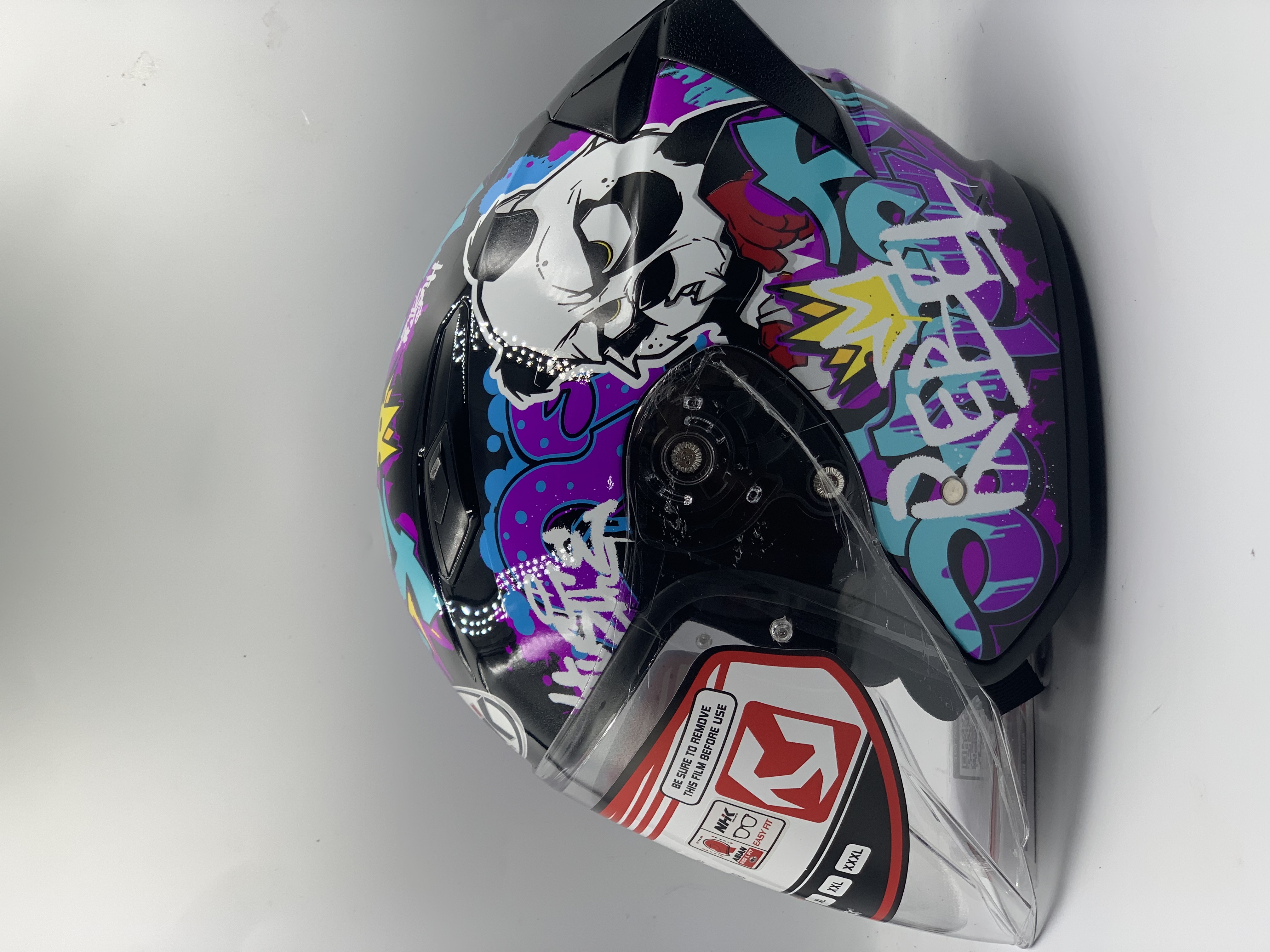 NHK Helmet S1GP S Mural Black/ Tosca Glossy(ECE 22.06)